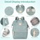 himawari Laptop Backpack Travel Backpack With USB Charging Port Large Diaper Bag Doctor Bag School Backpack for WomenMen.