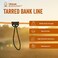 Texas Bushcraft Tarred Bank Line Twine -36 Black Nylon String for Fishing, Camping and Outdoor Survival &ndash; Strong, Weather Resistant Bankline Cordage for Trotline and Marine Thread (1 lb, Twisted.