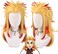 SUNXXCOS High Temperature Fiber Men and women For male Party Halloween Kimetsu no Yaiba short cosplay wigs synthetic (Rengoku Kyoujurou.