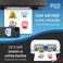 JOYEZA Premium Printable Vinyl Sticker Paper for Inkjet Printer - 25 Sheets Glossy White Waterproof, Dries Quickly Vivid Colors, Holds Ink well - InkjetLaser Printer - Pack may Vary.