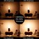 LiteHistory Dimmable E26 Edison Bulb G16. 5 Light Bulb 6W Equal 60 watt Light Bulb AC120V Warm 2700K E26 Light Bulb for Pendant,Chandeliers,Vanity,Wall sconces Edison Light Bulbs 60 Watt 600lm 6Pack.