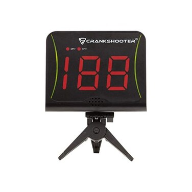 CrankShooter Radar - Shot Speed Radar with MPH and KPH Measurement - Free Standing Radar for Lacrosse, Baseball, Hockey, Soccer and More.
