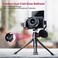 Ulanzi U-Vlog lite Mini Camera Compact Tripod with Handgrip w Metal 360 Rotating Ball Head w Cold Shoe Mount, Leg Extendable Travel Tabletop Tripods Grip Stabilizer for DSRL Camera Video Camcorder.