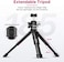 Ulanzi U-Vlog lite Mini Camera Compact Tripod with Handgrip w Metal 360 Rotating Ball Head w Cold Shoe Mount, Leg Extendable Travel Tabletop Tripods Grip Stabilizer for DSRL Camera Video Camcorder.