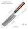 hajegato Damascus Chef Knife Unique One of Kind Handle Professional Japanese Chefs Kitchen Knife Vg10 67 Layers Damascus Steel Knive (Nakiri 7".