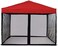 Tappio Mosquito Net with Zipper for Outdoor Camping Mosquito Net DIY Canopy Screen Wall Outdoor Mosquito Net for 10 x 10' Patio Gazebo and Tent (Only Mosquito Net Outdoor Tent Not Including.