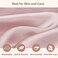 LILYSILK Silk Pillowcase for Hair and Skin Standard-100% Mulberry Silk 19 Momme Both Sides Silk Bed Pillow Cover with Hidden Zipper, 1 Pc (Standard Size 20''x26'', Rosy Pink.