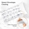 KeaBabies Organic Toddler Pillow Case for 13X18 Pillow - 100% Natural Cotton Pillowcase for Miniature Sleepy Pillows For Boy, Kids - Pillow Sold Separately (Alphamals.