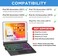 NOKBABO Touchpad Keyboard Case for iPad 10. 2 8th 20207th Generation 2019, iPad Air 3 2019, iPad Pro 10. 5 inch, Rainbow Backlights, 360 Screen Rotate, with Pencil Holder - Black.