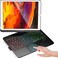NOKBABO Touchpad Keyboard Case for iPad 10. 2 8th 20207th Generation 2019, iPad Air 3 2019, iPad Pro 10. 5 inch, Rainbow Backlights, 360 Screen Rotate, with Pencil Holder - Black.