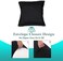 beddingstar European Square Pillow Shams Set Of 2 Black 600 Thread Count 100% Egyptian Cotton Pack Of 2 Euro 26X26 Black Pillow Shams Cushion Cover, Cases Decorative Pillow Covers (Black , European 26