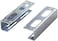 PHITUODA 3. 5" to 5. 25" Hard Drive Bay Metal Mounting Bracket Adapter for 5. 25" Internal Bay Drive, HDD Drive Adapter -2 Pairs.