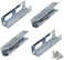 PHITUODA 3. 5" to 5. 25" Hard Drive Bay Metal Mounting Bracket Adapter for 5. 25" Internal Bay Drive, HDD Drive Adapter -2 Pairs.