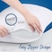 Utopia Bedding Waterproof Pillow Protector Zippered (4 PackQueen &ndash; Bed Bug Proof Pillow Encasement 20 x 28 Inches.