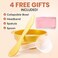 BR&Uuml;UN Peel-Off Jelly Mask Premium Modeling Rubber Mask Spa Set - 10 Treatments (24k Gold, Lavender, Kiwi, Peppermint, Egyptian Rose, Matcha, Chamomile, Tea tree, Jazmine.