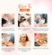 BR&Uuml;UN Peel-Off Jelly Mask Premium Modeling Rubber Mask Spa Set - 10 Treatments (24k Gold, Lavender, Kiwi, Peppermint, Egyptian Rose, Matcha, Chamomile, Tea tree, Jazmine.
