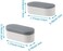 iFealClear 8 Pcs Universal Toilet Seat Bumpers, Toilet Lid Rubber Bumpers Replacement Kit with 8 Extra Thickness Pads for Changing Heights, Strong Adhesion Bidet Toilet Bumpers for Home, Hotel, Hospit