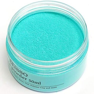 SEISSO Turquoise Blue Mica Powder for Epoxy Resin 1. 7 oz /50g Powdered Pigment for Soap Colorant Bath Bomb Dye, Cosmetic Grade for Lip Gloss, Acrylic Nails Polish, Craft Projects.