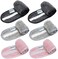 Simnice 6 Pieces Spa Facial Headband Adjustable Head Wraps for women,Makeup Shower Bath Facial Wraps Sports Headband Terry Cloth Adjustable Stretch Towel with Magic Tape.