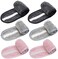 Simnice 6 Pieces Spa Facial Headband Adjustable Head Wraps for women,Makeup Shower Bath Facial Wraps Sports Headband Terry Cloth Adjustable Stretch Towel with Magic Tape.