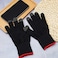 Syhood 4 Pairs Game Gloves for Gaming Mobile Game Controllers Finger Gloves Set, Anti-Sweat Breathable Touch Finger Gloves Silver Fiber Material for Phone Games PUBG.