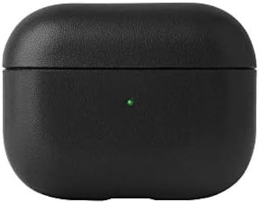 Native Union CLASSIC Apple Airpods Pro Case - Crafted w/Italian Leather, Drop-Proof Slim Cover, Wireless Charging Compatible (Airpods Pro, Black.