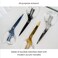 OfficeGoods AcrylicStainless Steel 9" Scissors - Modern Design for the Stylish Home, Office, or School - Perfect for ArtsCrafts, Scrapbooking, Fabric,Sewing - Gold.