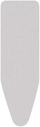 Brabantia Size C (124 x 45cmIroning Board Cover with Thick 8mm Padding (MetallisedEasy-Fit, 100% Cotton.