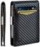 SERMAN BRANDS Money Clip Wallet - Mens Wallets slim Front Pocket RFID Blocking Card Holder Minimalist Mini Bifold.