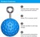 مقابض SELEWARE Pull Up Power Ball Hold Grips متينة وغير قابلة للانزلاق، أداة تدريب القوة لتسلق الصخور، تمارين السحب لأعلى، تمارين Kettlebells، اللياقة البدنية، تمارين التسلق، أزرق (عبوة من قطعتين).
