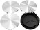 steel.frame.motor 4pcs Wheel Center Caps Compatible with Chevy Van Silverado Tahoe GMC Savana 1994-2002 Sierra 1992-1999 Yukon 1995-1999 15 inch wheels.