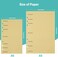 OMEYA A6 Refill Paper, 320 Pages A6 Loose Leaf Paper 6 Hole Notebook Refills for 6 Ring Refillable Binder Notebook Planner Diary Journals Painting Personal Organiser-Line Pages.