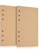 OMEYA A6 Refill Paper, 320 Pages A6 Loose Leaf Paper 6 Hole Notebook Refills for 6 Ring Refillable Binder Notebook Planner Diary Journals Painting Personal Organiser-Line Pages.