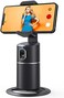 camrola Auto Face Tracking Phone Holder, No App Required, 360 Rotation Face Body Phone Tracking Tripod Smart Shooting Camera Mount for Live Vlog Streaming Video, Rechargeable Battery-Black.