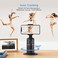 camrola Auto Face Tracking Phone Holder, No App Required, 360 Rotation Face Body Phone Tracking Tripod Smart Shooting Camera Mount for Live Vlog Streaming Video, Rechargeable Battery-Black.