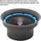 RECOIL SPB65 Foldable Silicone 6. 5&rdquo; Car Speaker Baffle Kits with Egg Crate Foam for Sound Quality Improvement and Speaker Protection One Pair.