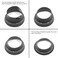 RECOIL SPB65 Foldable Silicone 6. 5&rdquo; Car Speaker Baffle Kits with Egg Crate Foam for Sound Quality Improvement and Speaker Protection One Pair.