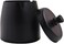INONE Small Outdoor Ashtray with Lid for Cigarette, Smokeless Stainless Steel Ash Tray, Smell Proof Windproof Ashtrays for Outside Patio Home Office Tabletop, Odorless Car Ashtrays(2. 99"x2. 68"x2. 95