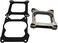 محول مكربن ​​مفتوح من GSKMOTOR مقاس 3/4 بوصة، مشعب رباعي الفتحات من Quadrajet إلى Holley Edelbrock 9130.