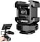 ULANZI Select ULANZI PT-12 Camera Hot Shoe Extension Bracket with Triple Cold Shoe Mounts for Microphone LED Video Light, 1/4'' Screw for Magic Arm, Aluminum Shoe Mount Compatible with Nikon Canon Son