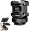 ULANZI Select ULANZI PT-12 Camera Hot Shoe Extension Bracket with Triple Cold Shoe Mounts for Microphone LED Video Light, 1/4'' Screw for Magic Arm, Aluminum Shoe Mount Compatible with Nikon Canon Son