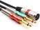 SiYear 6. 6FT XLR 3 Pin Male to Double 6. 35mm 1/4" TS Male Y Splitter Cable, Dual Mono Male (1/4 inch6. 35mm to XLR Male Plug Stereo Microphone Cables(2M.