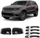 sportuli Black Mirror CoversDoor Handle Covers Replacement for 2011-2019 J-eep Grand CherokeeD-odge Durango.