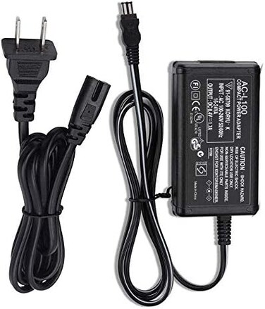 محول طاقة التيار المتردد Aikukiki AC-L100، بديل لمحولات الطاقة Sony AC-L10A و AC-L10B و AC-L10C و AC-L15A/B و AC-L100C، لكاميرات Sony Handycam CCD-TRV77 و CCD-TRV88 و CCD-TRV9X و DCR-TRV6E و MVC-FD.