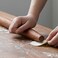Muso Wood Sapele Wooden French Rolling Pin for Baking, Tapered Roller for Fondant, Pie Crust, Cookie, Pastry (French 15-3/4inch.