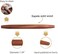Muso Wood Sapele Wooden French Rolling Pin for Baking, Tapered Roller for Fondant, Pie Crust, Cookie, Pastry (French 15-3/4inch.