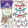 klmars Charm Bracelet Making Kit,Jewellery Making Supplies Beads,Unicorn/Mermaid Crafts Gifts Set for Girls Teens Age 8-12.