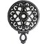 Sungmor Cast Iron Tea Cup Warmer Warmer Heater Pot Coaster - Rustic and Graceful Pattern with Tea Light Holder - Durable and Decorative Candle Holder for Warmth.