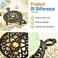 Sungmor Cast Iron Tea Cup Warmer Warmer Heater Pot Coaster - Rustic and Graceful Pattern with Tea Light Holder - Durable and Decorative Candle Holder for Warmth.