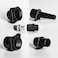 محول مضخة قارب قابل للنفخ من HEYTUR ومحول صمام هواء قياسي تقليدي لمضخة الهواء التقليدية وملحق لوحة الأسلاك (متعدد).